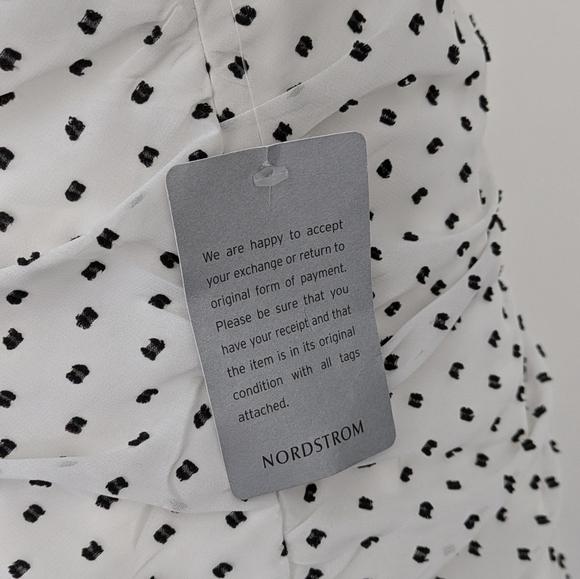 Bardot Jesse Ruched Polka Dot Dress - Picture 9 of 12